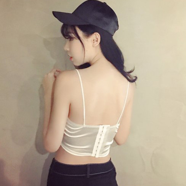 Сатенен дамски сутиен в два цвята