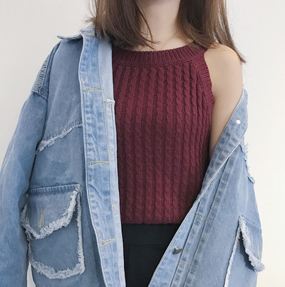 αθλητισμός Πλεκτά γυναικών κομψό πουκάμισο