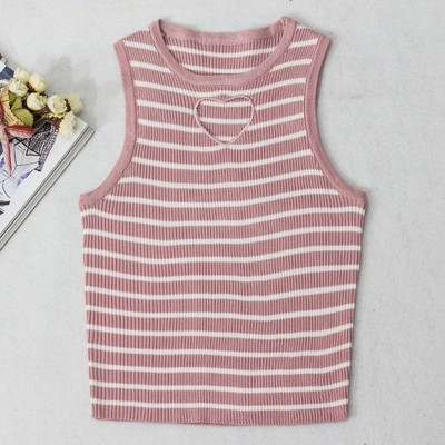 Спортно-елегантен женски потник със сърце