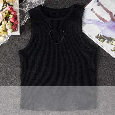 Спортно-елегантен женски потник със сърце