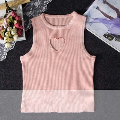 Спортно-елегантен женски потник със сърце