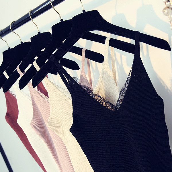 αθλητικά Γυναικεία κορυφές με δαντέλα σε πέντε χρώματα