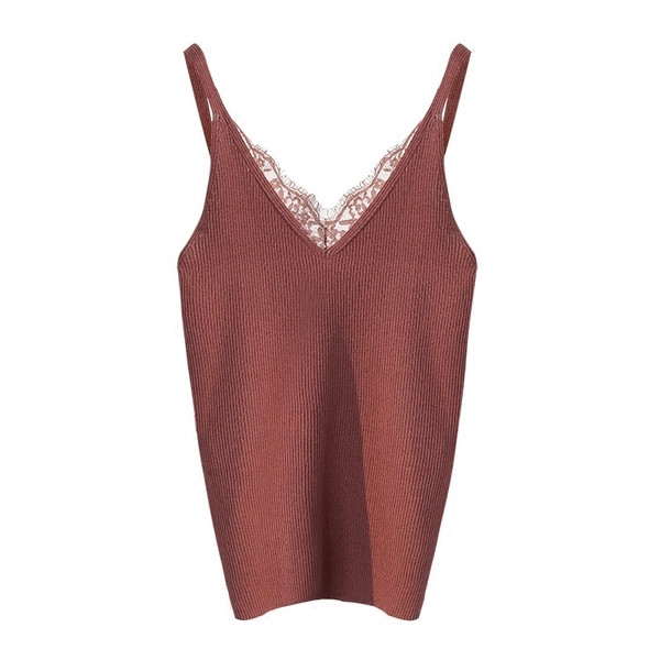 αθλητικά Γυναικεία κορυφές με δαντέλα σε πέντε χρώματα