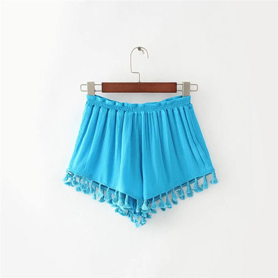 Страхотен къс дамски панталон с ресни