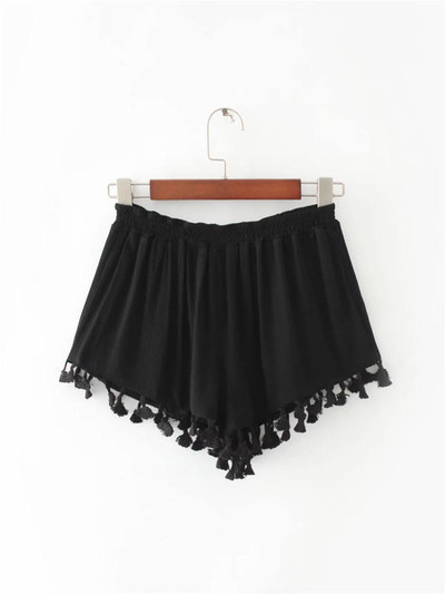 Страхотен къс дамски панталон с ресни