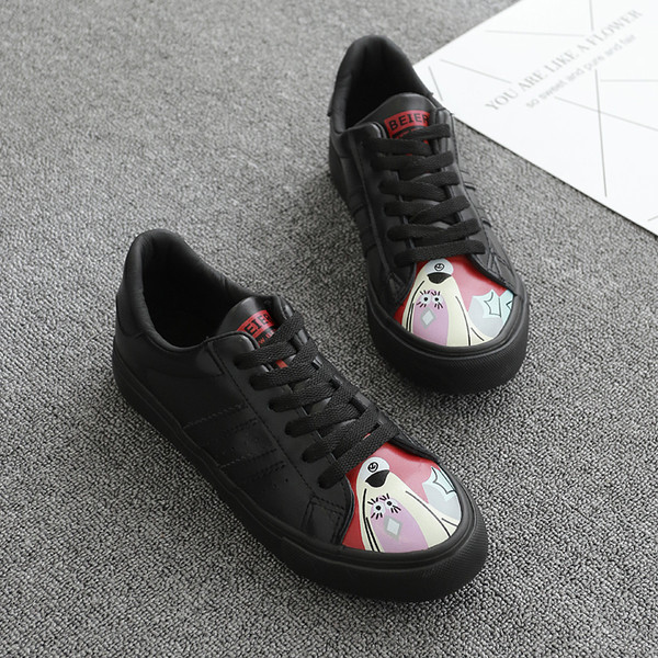 Страхотен дамски кец с илюстрация 