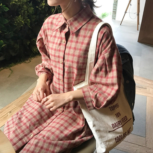 Супер модерна дамска дълга риза 