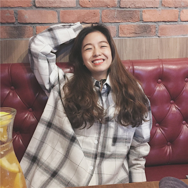 Супер модерна дамска широка карирана риза