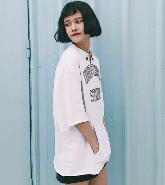 Актуална дамска тениска с дълги ръкави в три цвята