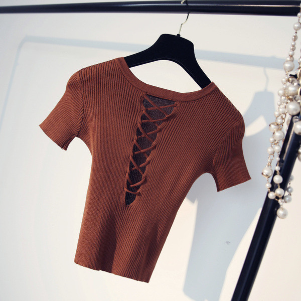 Κυρίες soft top με σύνδεση στο μπροστινό μέρος σε 3 χρώματα