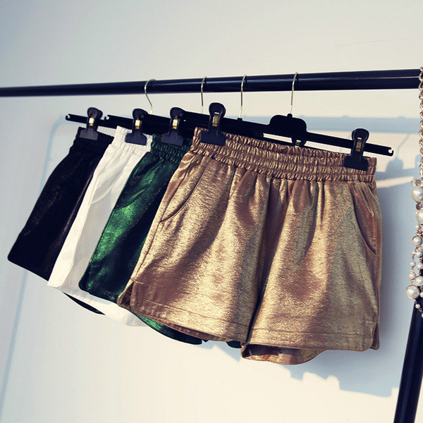 Κυρίες σύντομη ελαστικό παντελόνι - κομψή, σε διάφορα χρώματα