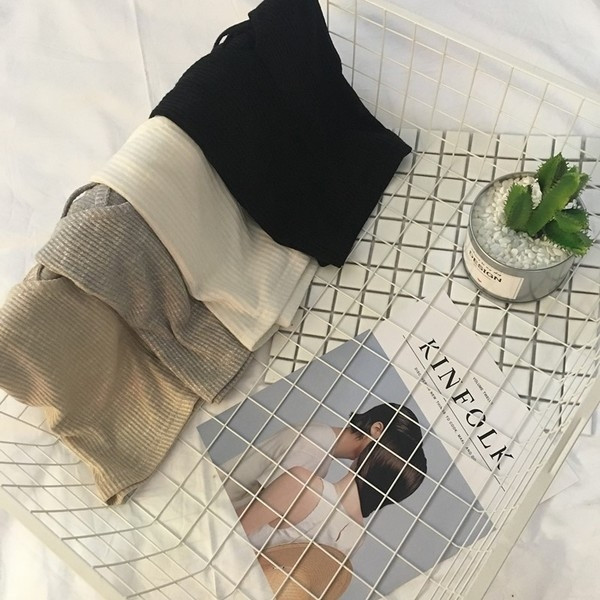 Модерна дамска блуза къс модел с кръстосани връзки