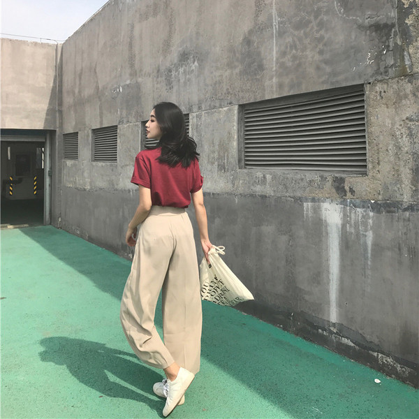 Дамски дълги панталони разширени в крачола