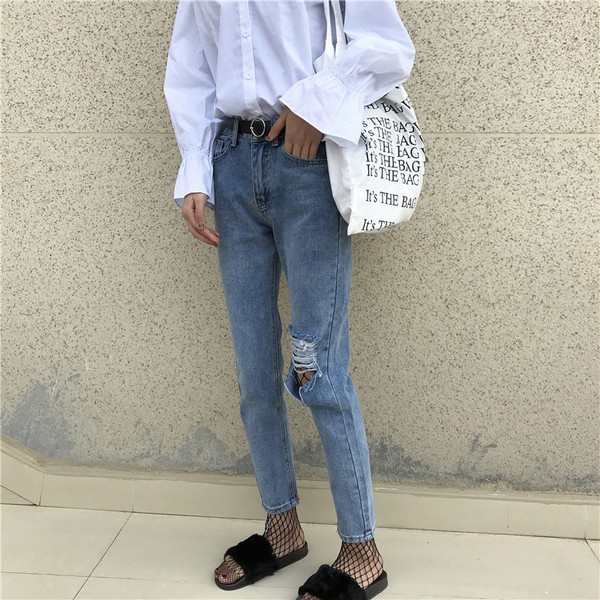 Страхотен нов модел дамски дънки тип "Boyfriend"