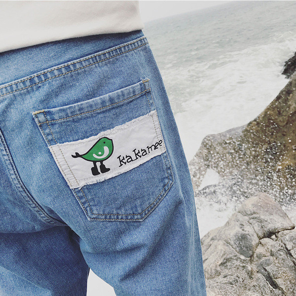 Мъжки къси дънки - тип шалварести - 2 модела