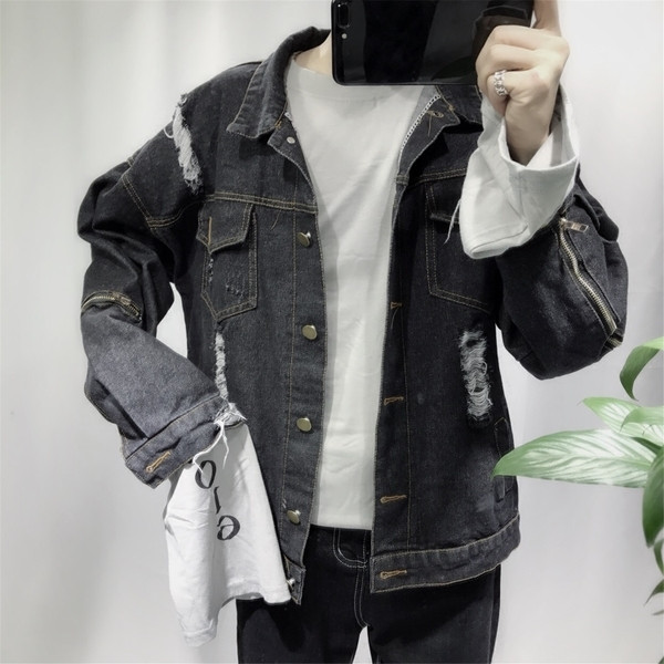 Много стилно мъжко дънково яке в два цвята