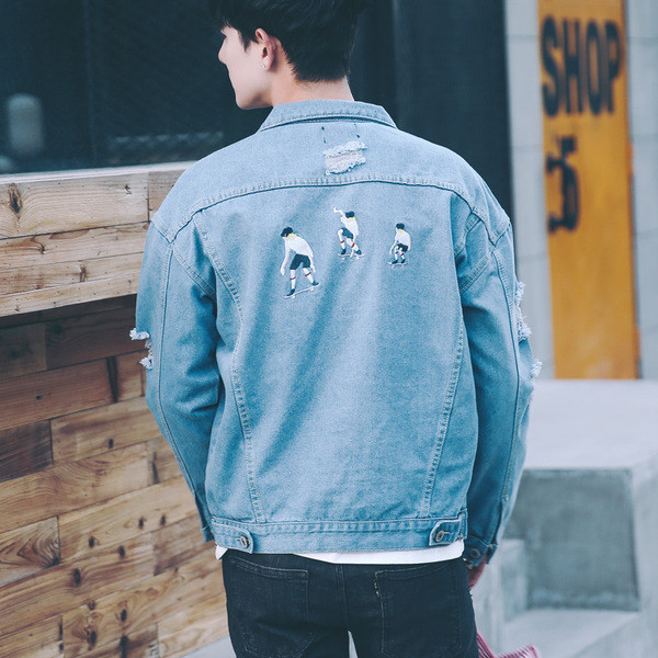 Κομψό ανδρικό μπουφάν με τσέπες