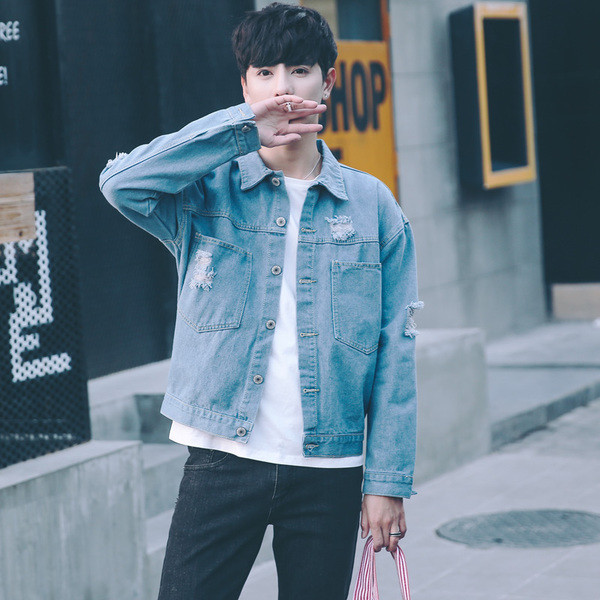 Κομψό ανδρικό μπουφάν με τσέπες