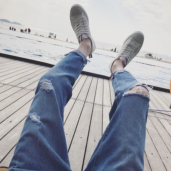 Μεγάλη ανδρικά παντελόνια τζιν 7/8