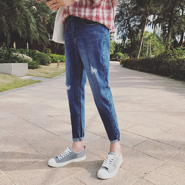 τζιν Μοναδικά κομψά ανδρών 7/8 κατάλληλο για τις ζεστές μέρες του καλοκαιριού