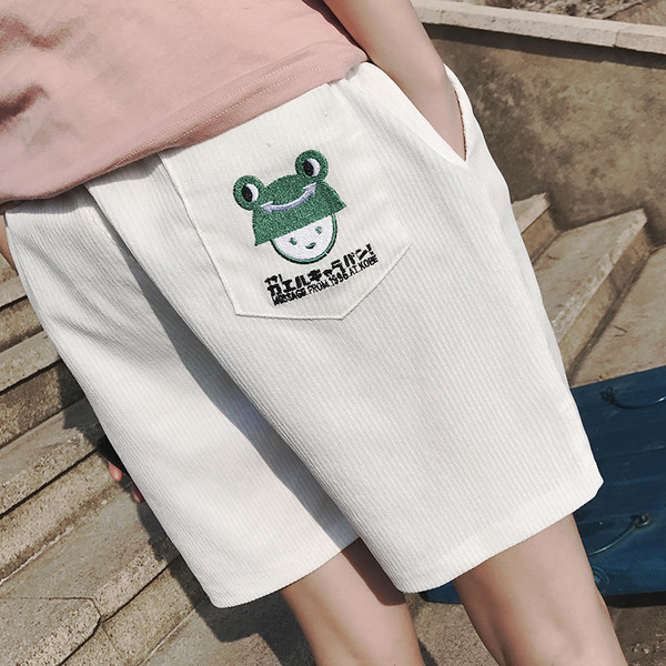 σορτς Ευρεία των ανδρών με κέντημα σε διάφορα χρώματα