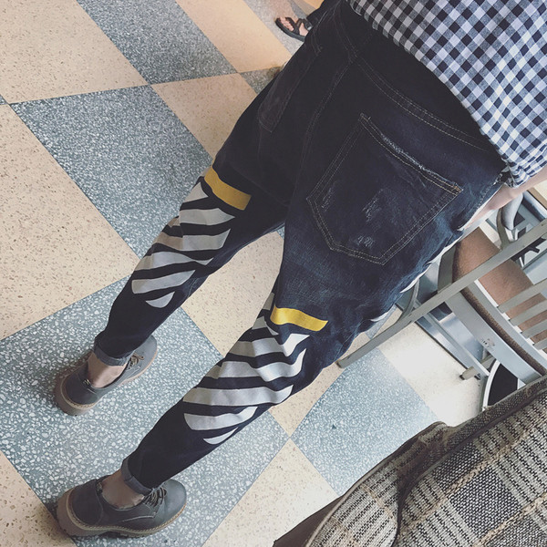 παντελόνια τζιν Chic ανδρών με την εφαρμογή