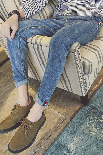 Нов модел "slim fit" дънкови мъжки панталони