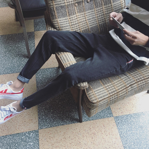 Нов модел "slim fit" дънкови мъжки панталони