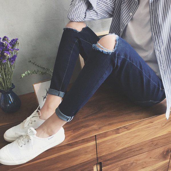 Нов модел модерни дамски "slim fit" дънки