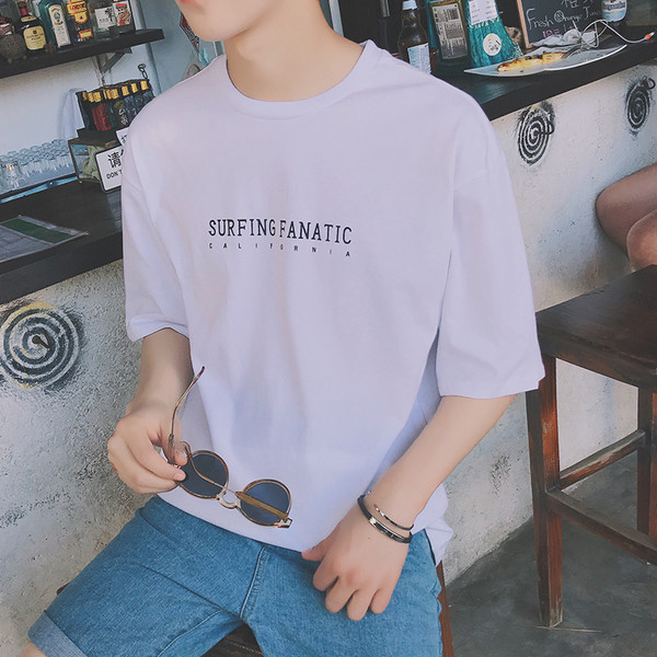 αντρικά πουκάμισα με κοντά μανίκια και εκτύπωσης