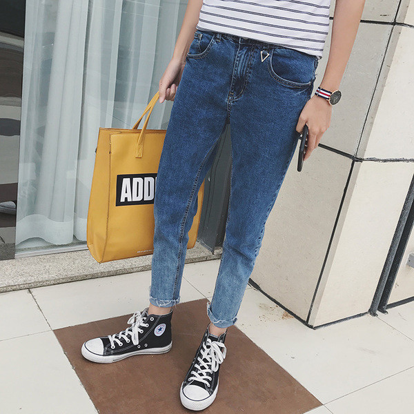 Нови модерни мъжки дънки стил 7/8