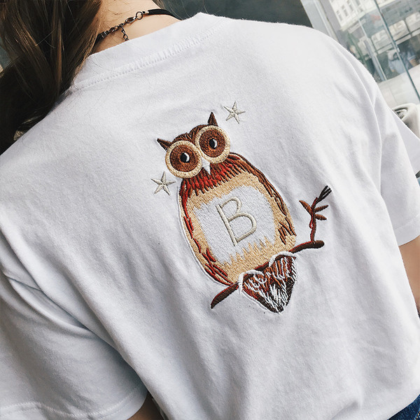 Μεγάλη shirt για αγόρια και κορίτσια με κέντημα