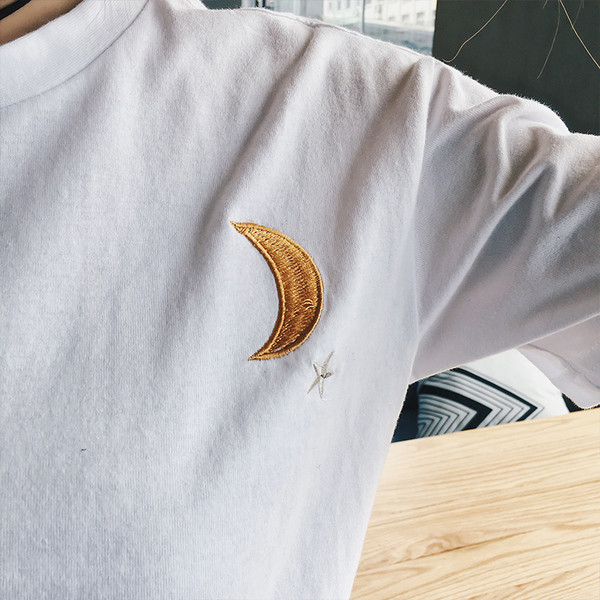 Μεγάλη shirt για αγόρια και κορίτσια με κέντημα