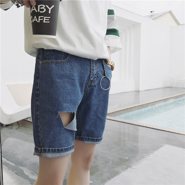 Страхотни мъжки къси дънки в ретро стил