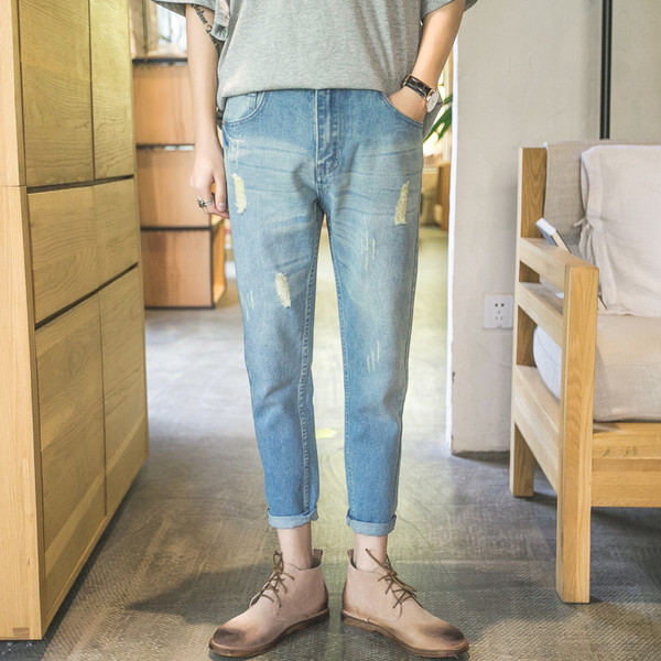 παντελόνι τζιν Νέα πολλών σύγχρονων ανδρών «slim fit“”