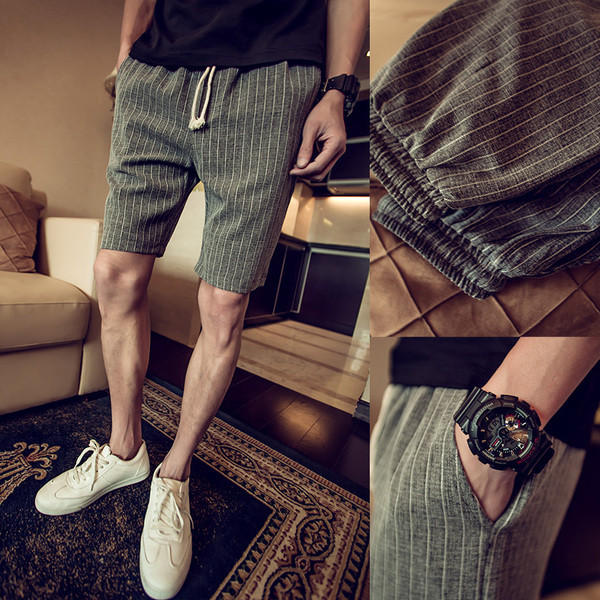 άνετα σορτς καρό Casual ανδρών