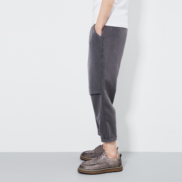 Ежедневен мъжки панталон тип 7/8 в два цвята