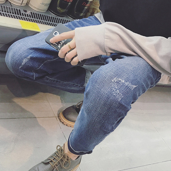 Страхотни мъжки дънки от модела slim fit