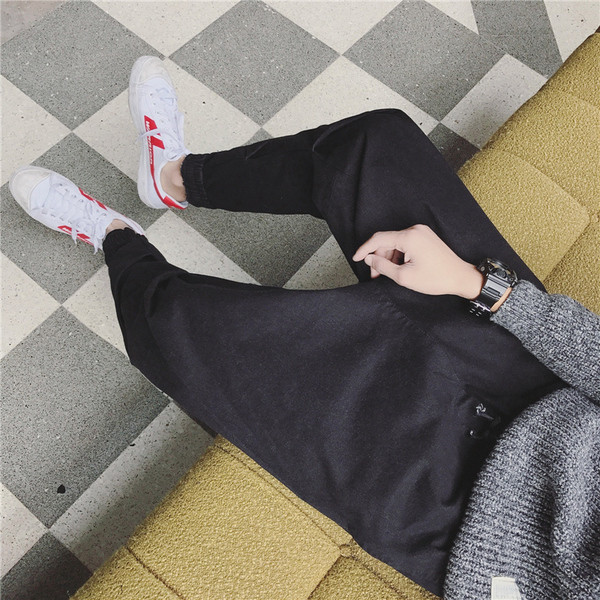 Много интересни ежедневни мъжки дънкови панталони тип шалвари