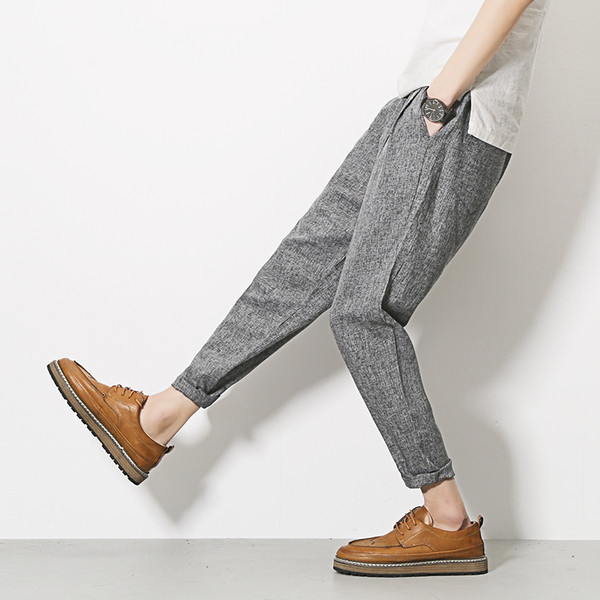 Ежедневен шалварест мъжки панталон 