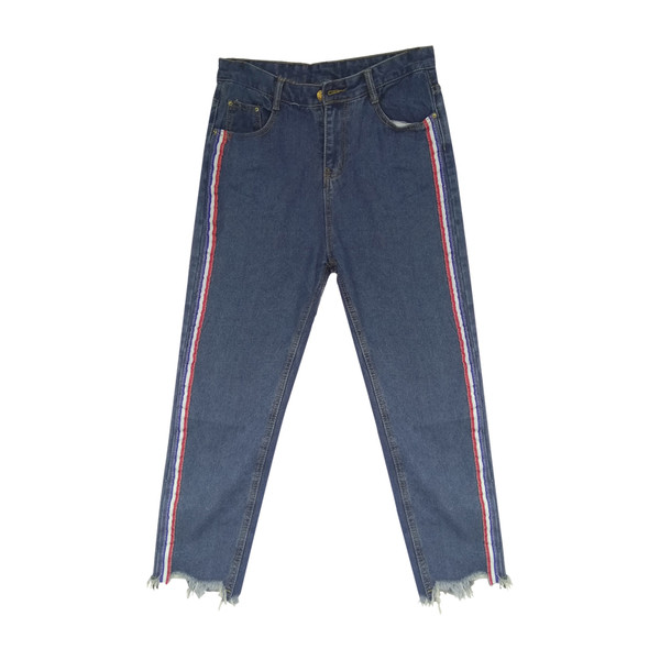 Γυναικεία  τζιν με ψηλή  μέση και 7/8 μήκος