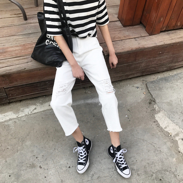 Μαύρα  γυναικέια παντελόνια τζιν