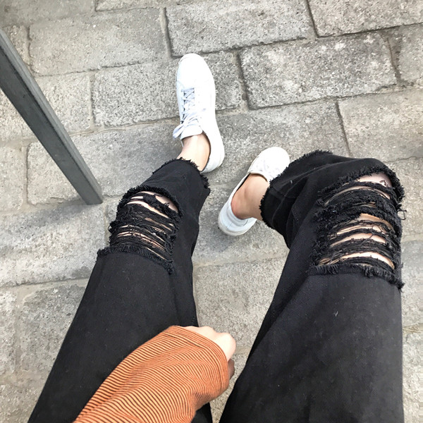 Μαύρα  γυναικέια παντελόνια τζιν