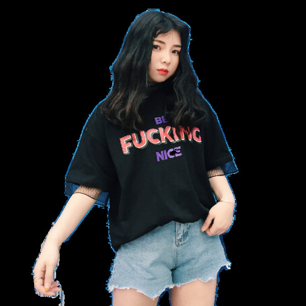 Νέο μοντέλο άνοιξη και το καλοκαίρι T-προκαλώντας επιγραφή