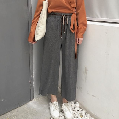 Καθημερινά κυρίες τύπου ευρύ παντελόνι πόδι 7/8