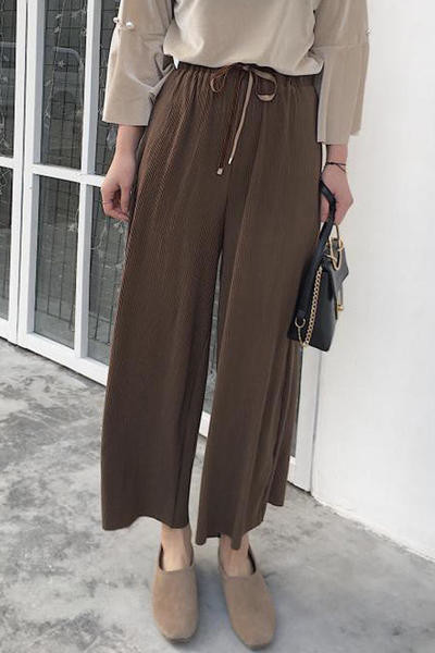 Καθημερινά κυρίες τύπου ευρύ παντελόνι πόδι 7/8