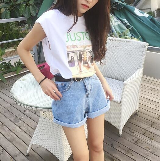 Стилен дамски потник с апликация в два цвята