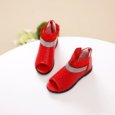 Μεγάλη girly σανδάλια σε τρία χρώματα