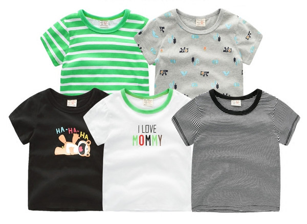 Страхотни тениски за момчета с къс ръкав в различни модели