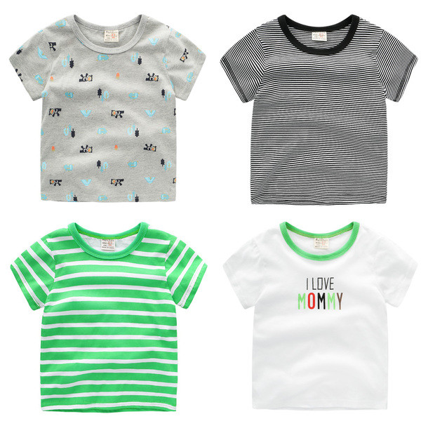 Страхотни тениски за момчета с къс ръкав в различни модели